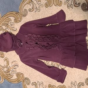 Girls Coat with hat